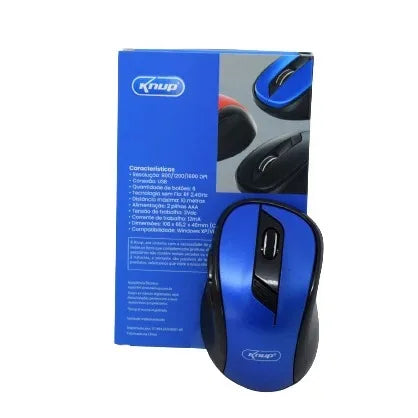 Mouse Sem Fio Knup KP-MU401 – Precisão e Conforto ao Seu Alcance!