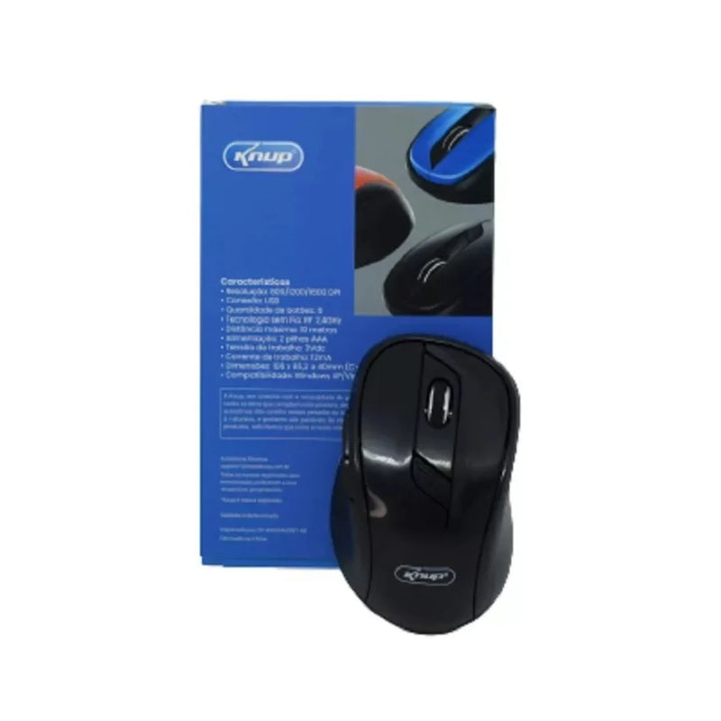 Mouse Sem Fio Knup KP-MU401 – Precisão e Conforto ao Seu Alcance!