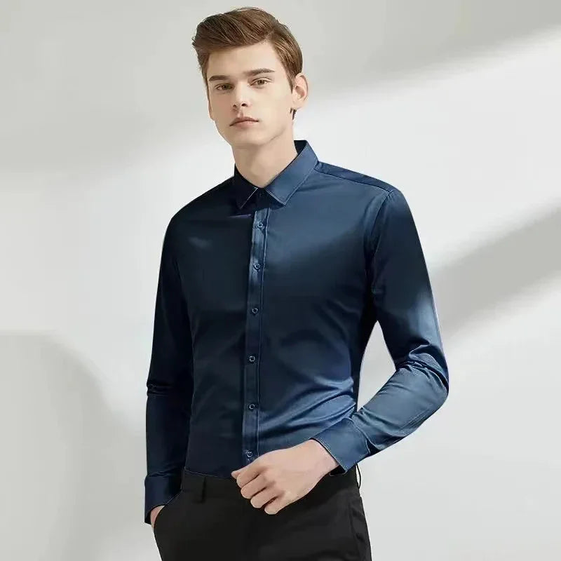 Camisa elástica, Vestido de Negócios e de Trabalho Profissional