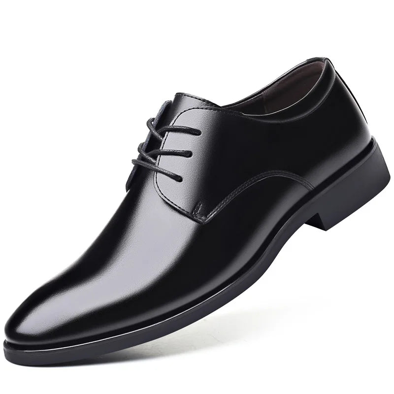 Sapatos de couro masculino