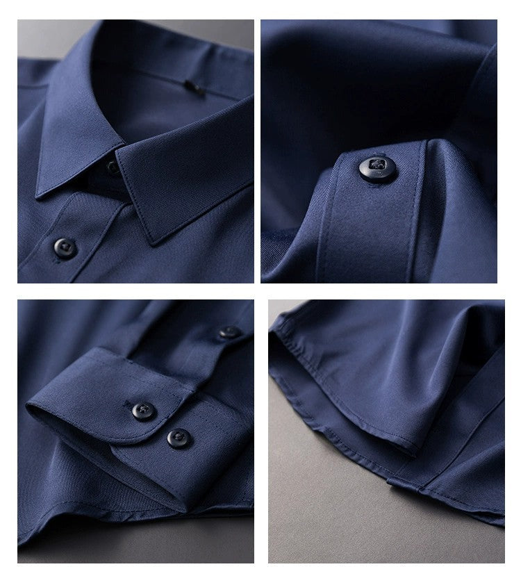 Camisa estilo coreano slim-fit