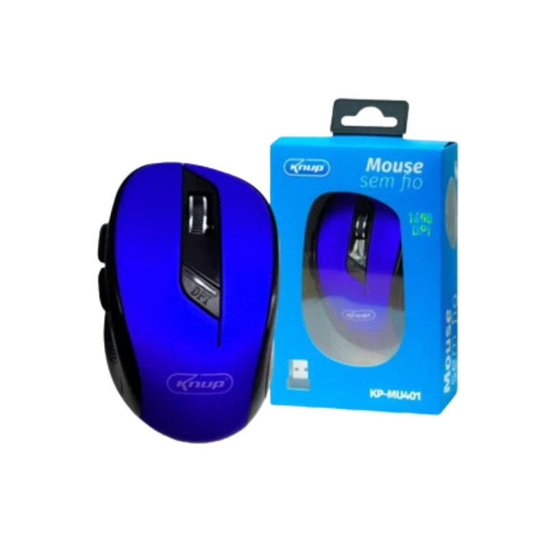 Mouse Sem Fio Knup KP-MU401 – Precisão e Conforto ao Seu Alcance!